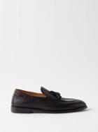 Brunello Cucinelli - Tasselled Leather Loafers - Mens - Black
