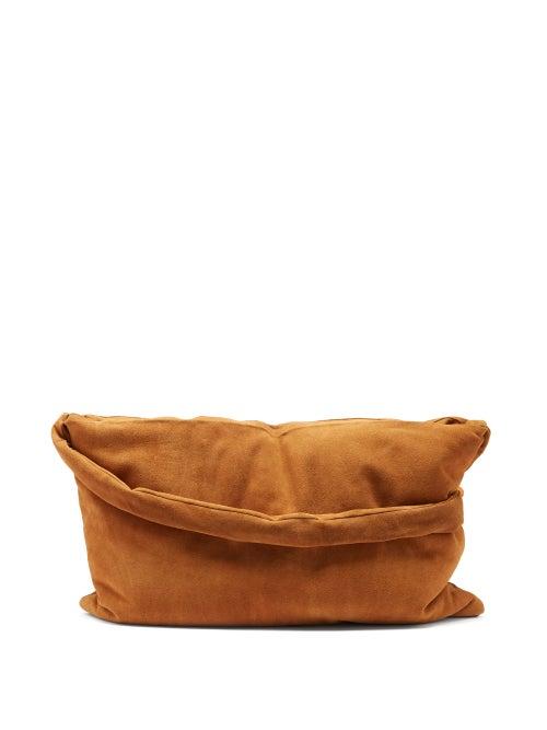 Matchesfashion.com Kassl Editions - Square Medium Suede Shoulder Bag - Womens - Tan