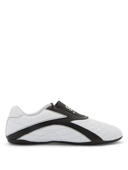 Matchesfashion.com Balenciaga - Zen Quilted Trainers - Mens - White Black