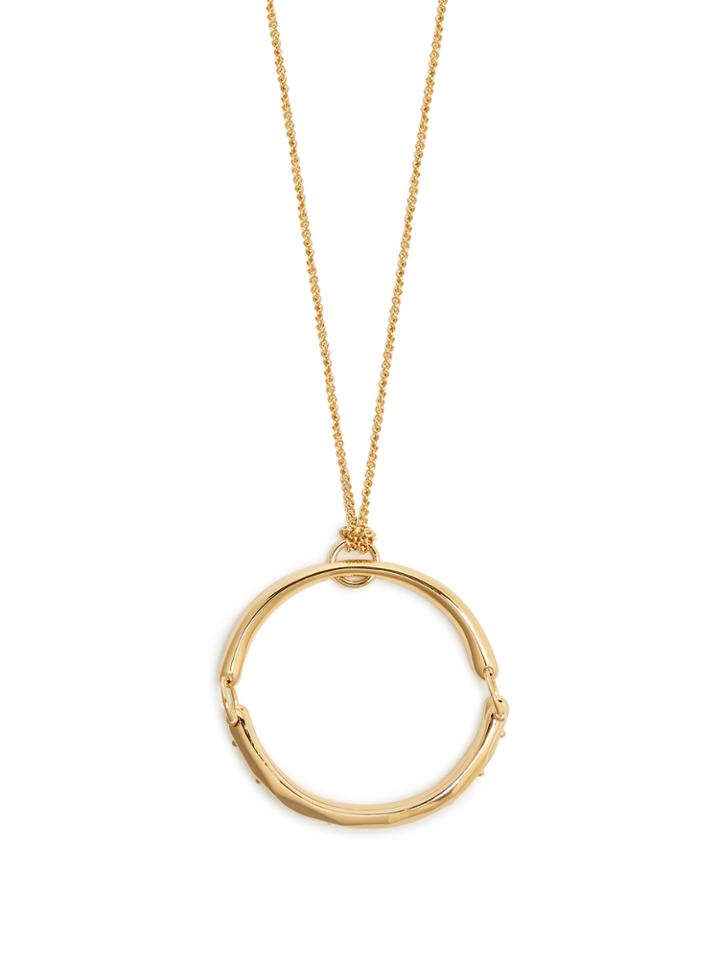 Chloé Nile Hoop-pendant Necklace