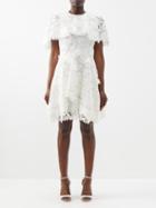 Jason Wu Collection - Floral Guipure-lace Mini Dress - Womens - White