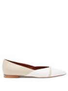 Matchesfashion.com Malone Souliers - Colette Point-toe Leather Flats - Womens - White