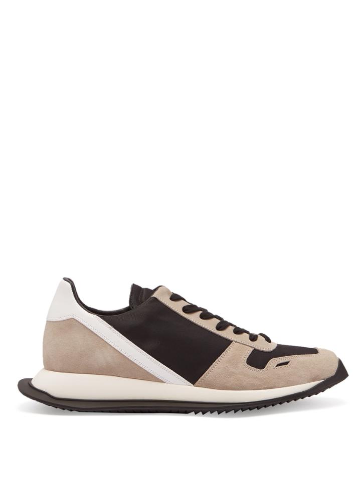 Rick Owens Suede Low-top Trainers