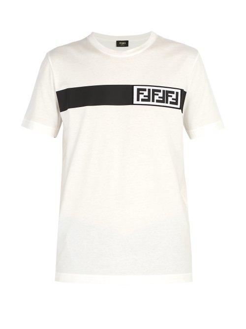Matchesfashion.com Fendi - Forever Fendi 3d Logo Print T Shirt - Mens - White