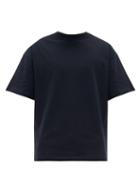 Matchesfashion.com Raey - Oversized Cotton-piqu T-shirt - Mens - Navy