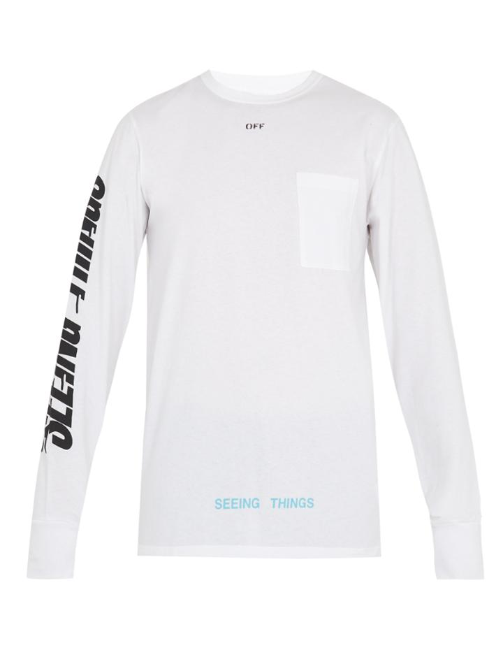 Off-white Photocopy-print Cotton-jersey T-shirt