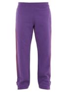 Matchesfashion.com Eye/loewe/nature - Eln Patch-pocket Cotton-jersey Track Pants - Mens - Purple