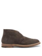 Matchesfashion.com O'keeffe - Link Suede Desert Boots - Mens - Charcoal