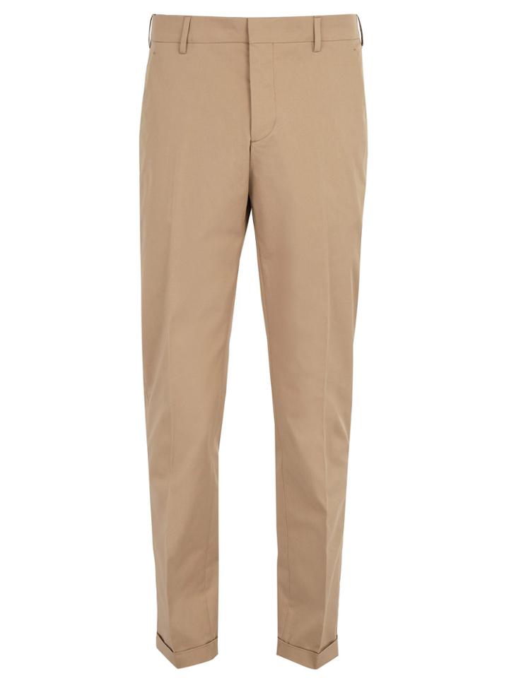 Prada Straight-leg Cotton-blend Chino Trousers