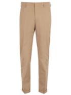 Prada Straight-leg Cotton-blend Chino Trousers