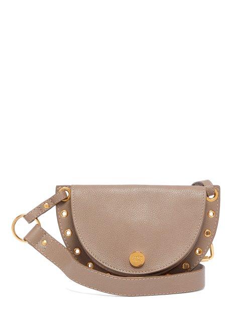 Matchesfashion.com See By Chlo - Kriss Leather Belt Bag - Womens - Grey