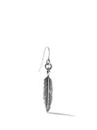 Matchesfashion.com Emanuele Bicocchi - Feather Sterling-silver Earring - Mens - Silver