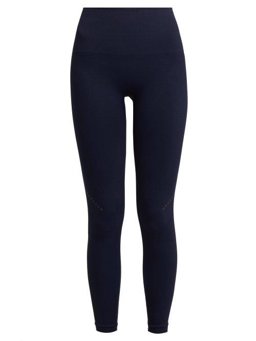Matchesfashion.com Lndr - Blackout Seamless Leggings - Womens - Navy