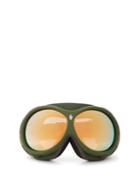 Matchesfashion.com Moncler - Logo-jacquard Strap Camouflage Ski Goggles - Womens - Khaki