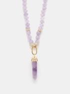 Sydney Evan - Diamond, Amethyst & 14kt Gold Necklace - Womens - Purple Multi