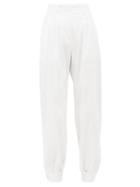Matchesfashion.com Cheval Pampa - Al Boleo Cotton-blend Wide-leg Trousers - Womens - White