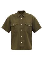 Loup Charmant - Expedition Safari-pocket Cotton Shirt - Womens - Khaki