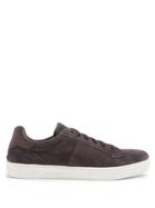 Ermenegildo Zegna Vittorio Contrast-panel Low-top Suede Trainers