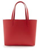 Mansur Gavriel Red-lined Leather Tote Bag