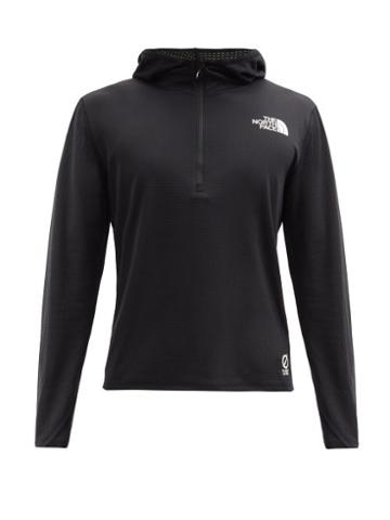 Matchesfashion.com The North Face Flight Series - Elevation Logo-print Mesh Hooded Sweatshirt - Mens - Black