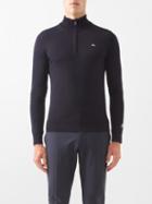 J.lindeberg - Kian Half-zip Wool Golf Sweater - Mens - Navy