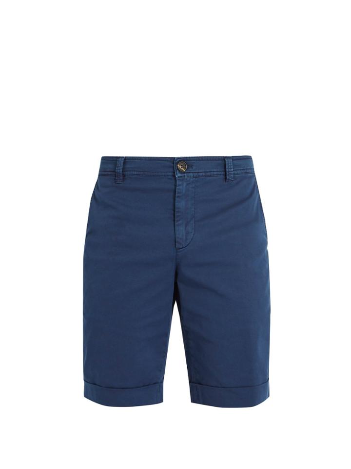 Brunello Cucinelli Straight-leg Cotton-gabardine Shorts