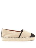 Matchesfashion.com Castaer - Killa Cotton Espadrille Loafers - Womens - Black Beige