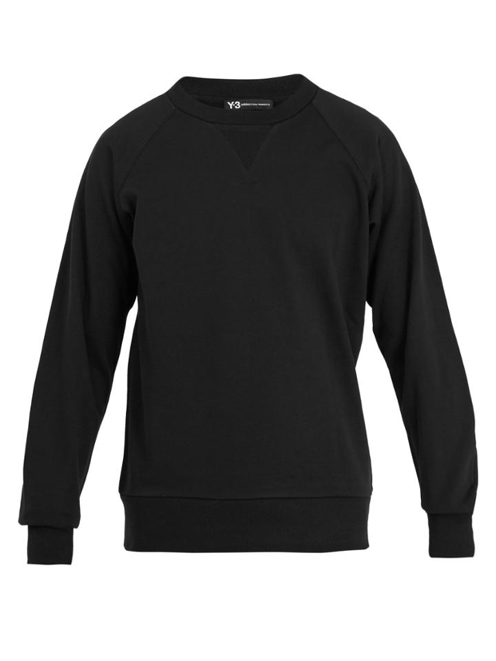 Y-3 Logo-print Cotton-jersey Sweatshirt