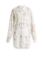 Vetements Oversized Receipt-print Cotton Shirt