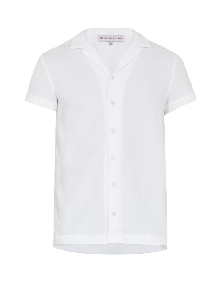 Orlebar Brown Travis French Terry-towelling Short-sleeved Shirt