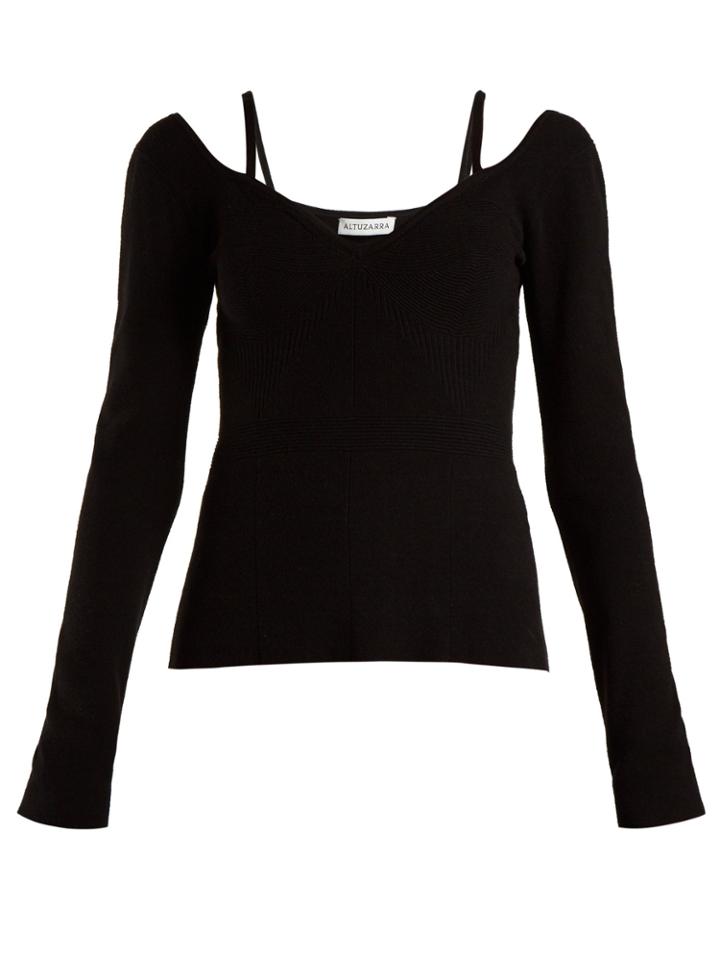 Altuzarra Berrima Long-sleeve Knitted Top