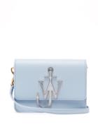 Matchesfashion.com Jw Anderson - Anchor Logo Mini Leather Cross Body Bag - Womens - Blue