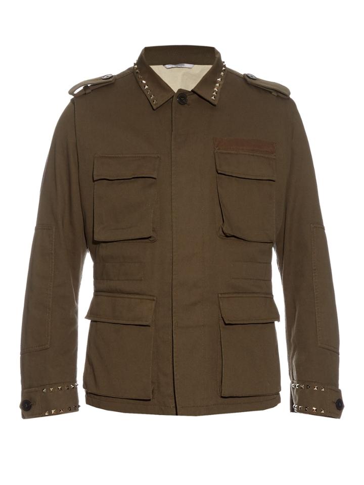 Valentino Rockstud Untitled #3 Field Jacket