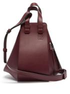 Matchesfashion.com Loewe - Hammock Small Leather Tote Bag - Womens - Burgundy