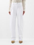 Isabel Marant - Vetea Pleated Jeans - Womens - White