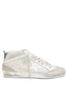 Matchesfashion.com Golden Goose - Mid Star High Top Leather Trainers - Womens - White