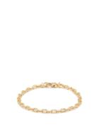Tom Wood - Anchor-link 9kt Gold-plated Bracelet - Mens - Gold