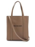 Matchesfashion.com Balenciaga - Everyday Xxs Leather Tote Bag - Womens - Grey