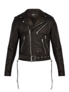Amiri Leather Biker Jacket