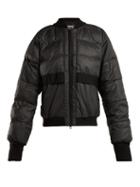 Matchesfashion.com Adidas By Stella Mccartney - Cropped Padded Jacket - Womens - Black