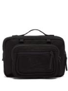 Matchesfashion.com Eastpak - X Raf Simons Embroidered Canvas Belt Bag - Mens - Black