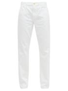 Matchesfashion.com Frame - Le Hollywood Straight-leg Jeans - Womens - White