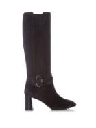Tod's Gomma Knee-high Suede Boots