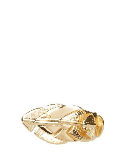 Matchesfashion.com Aurlie Bidermann - Talitha Gold Plated Ring - Womens - Gold