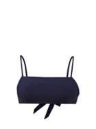 Ladies Beachwear Casa Raki - Ana Recycled Fibre-blend Bikini Top - Womens - Navy