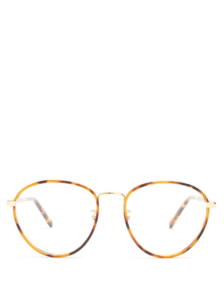 Stella Mccartney Round-frame Tortoiseshell Glasses