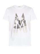 Matchesfashion.com Moncler - Printed Cotton T Shirt - Mens - White