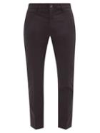 Matchesfashion.com Barena Venezia - Marpin Slim-leg Stretch-cotton Chino Trousers - Mens - Black
