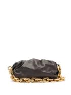 Matchesfashion.com Bottega Veneta - The Chain Pouch Leather Clutch Bag - Womens - Brown Gold