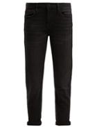 Matchesfashion.com Frame - Le Garcon Slim Leg Cropped Jeans - Womens - Black
